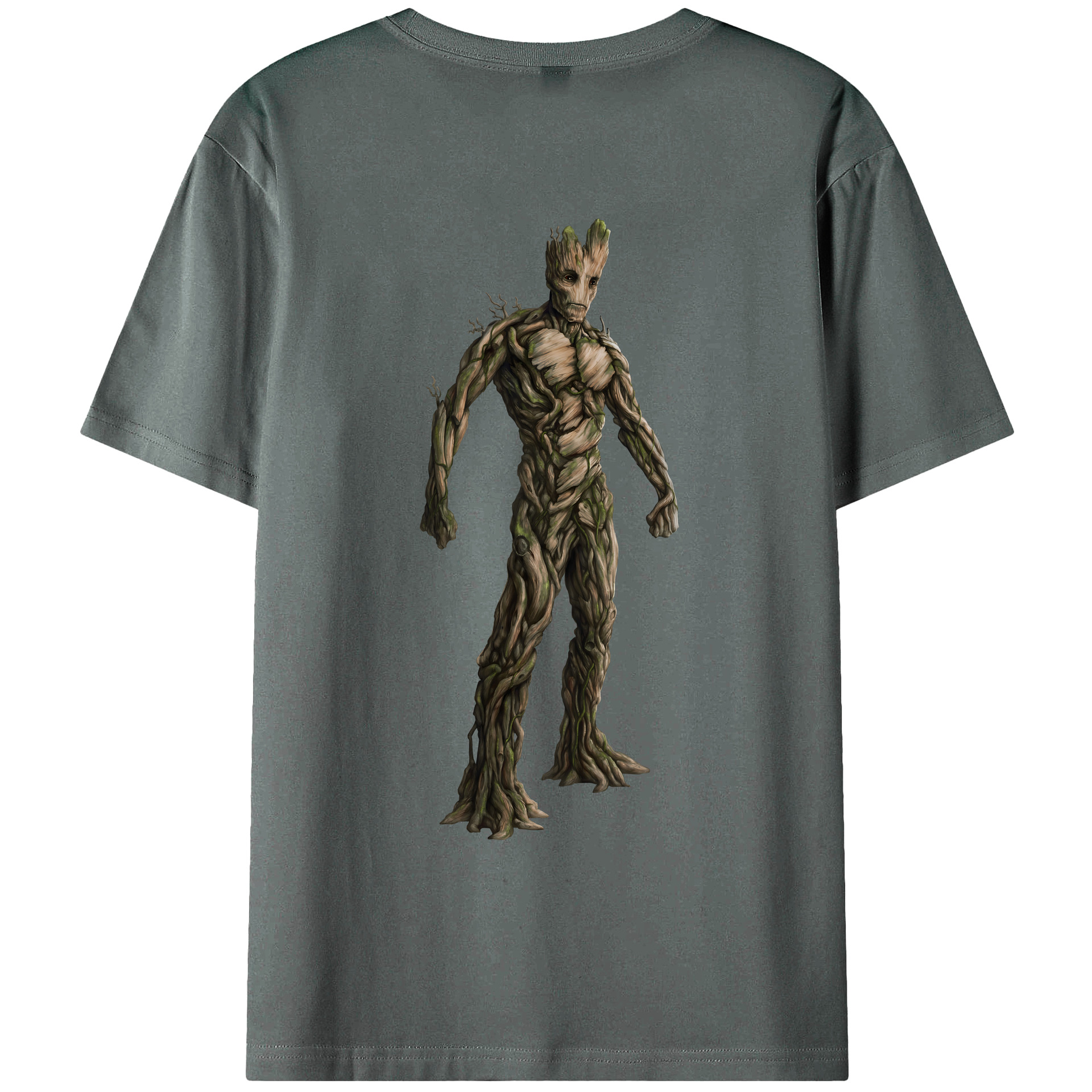 （画像用） アベンジャーズ The Avengers 綿100％ メンズ半袖Tシャツ（バックプリント） 通気性